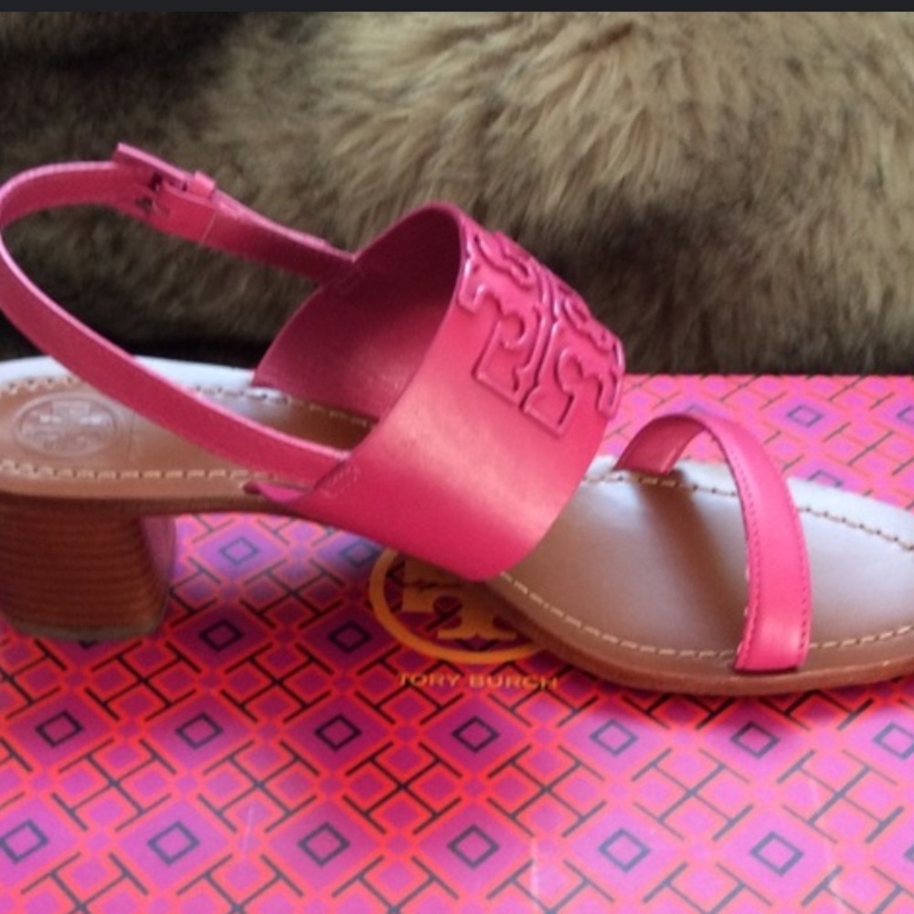 Tory Burch Vibrant Pink Sandals
